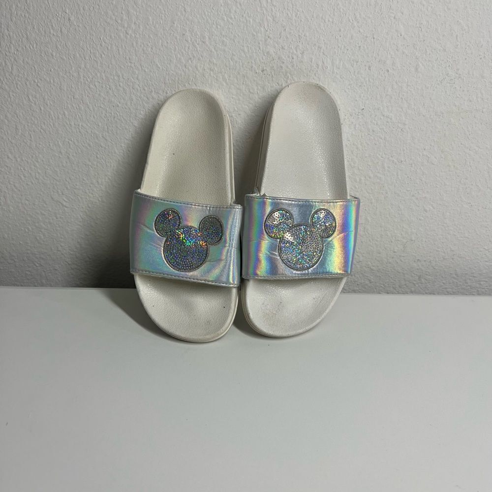 Disney Holographic Kids Sliders Size 5